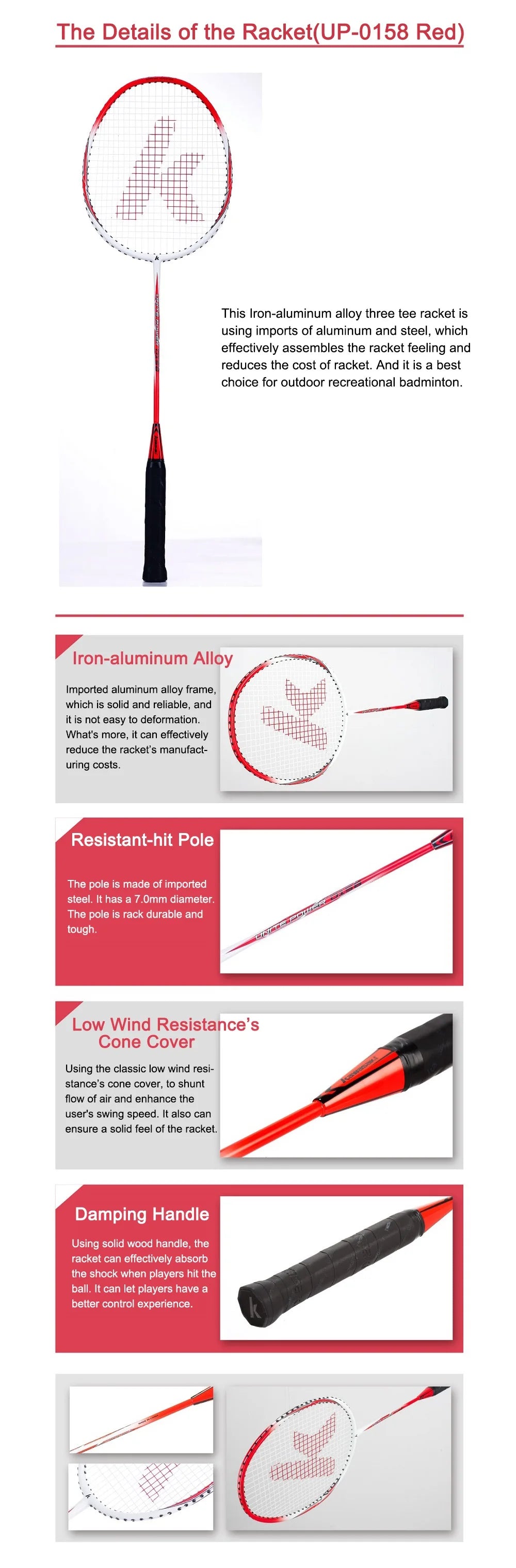 Kawasaki 1 Pair Of Badminton Racket 1U Aluminum Alloy Frame Badminton Racquet With String For Outdoor Entertainment UP-0182