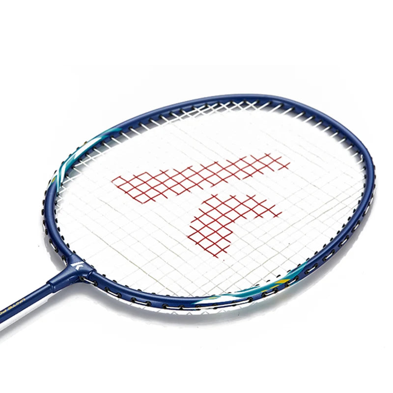 Kawasaki 1 Pair Of Badminton Racket 1U Aluminum Alloy Frame Badminton Racquet With String For Outdoor Entertainment UP-0182