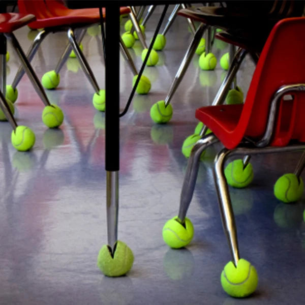 Tennis Balls High Elasticity Durable Training Balls for Beginners Practice Tennis Ball with Mesh Bag Wool Rubber Tennis Balls