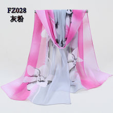 Polyester chiffon silk scarves women headband