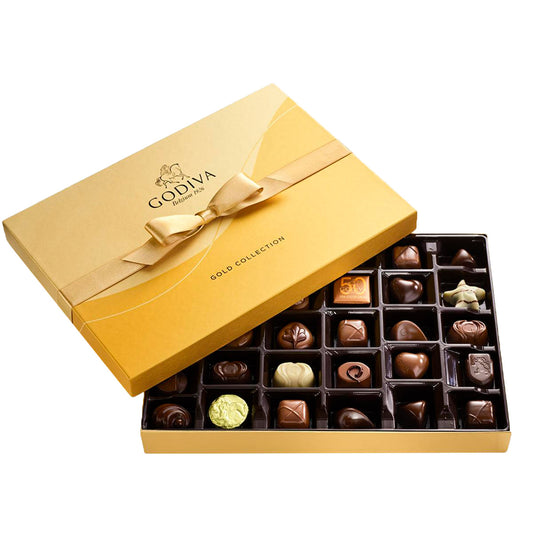 Assorted Chocolate Gold Collection Gift Box 36-Pieces