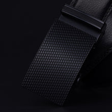 Luxury high quality genuine leather belts for men with automatic buckle