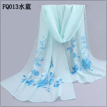 Polyester chiffon silk scarves women headband