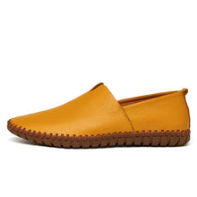 Cow leather Moccasins Blue Slip